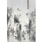 《春风十里芝荷香》240cm×36cm×4　纸本水墨　2023 年