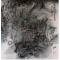 《林疏放得远山出》68cm×68cm
纸本水墨　2023 年